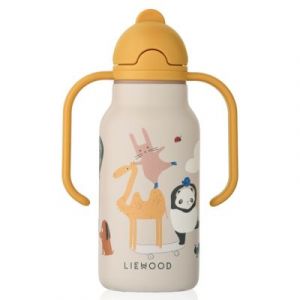 Liewood Gourde avec Poignées Kimmie Around The World Sandy - 250 ml