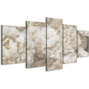 Tableau sur toile, Peinture sur 5 toiles &ndash; 150 x 75 cm, Motif &eacute;clectique