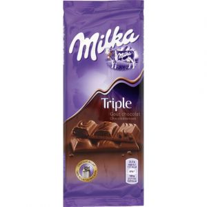 Image de Milka Triple chocolat - 90g