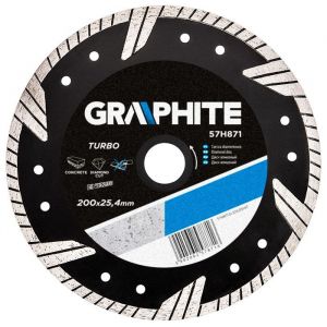 Tresice France Disque diamanté 200 x 25,4 mm, turbo