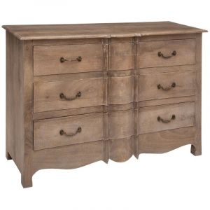 Image de Atmosphera Commode 3 Tiroirs en Bois "Hiver" 120cm Naturel