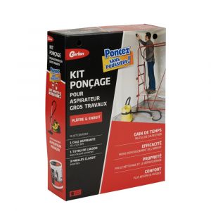 Image de Gerlon Kit de ponçage pour aspirateur gros travaux