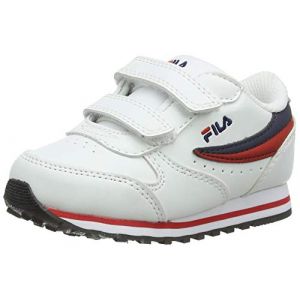 FILA Chaussures à velcro Orbit White / Dress blue - Taille 26