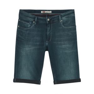 Image de Teddy smith Scotty 3 REG Sweat Denim Bermuda Shorts, Blue Black, 28W Mens