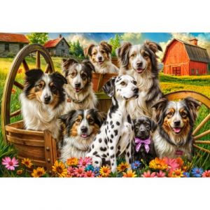 Castorland Happy Dogs In The Countryside