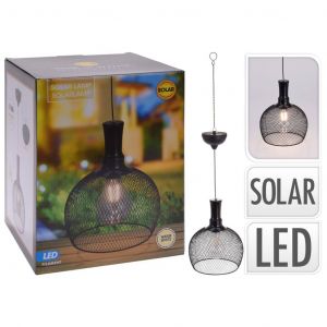 Image de Progarden Lampe suspendue solaire à LED Métal 18,5 cm