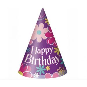 Haza Original chapeaux de fête anniversaire 8 pièces