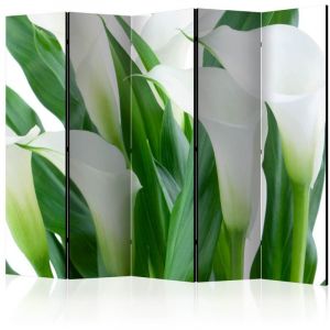 Artgeist Paravent 5 Volets "Bunch of Flowers Callas" 172x225cm