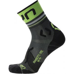 UYN Runner'S One Short Socks Men, gris/noir EU 45-47 Chaussettes de compression