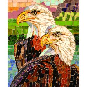 Sunsout Puzzle Aigles en Vitrail