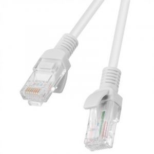 Câble réseau Lanberg RJ45 UTP Cat.5e 1m Gris