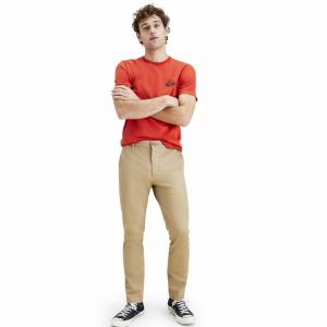DOCKERS Pantalon chino skinny Original camel en coton