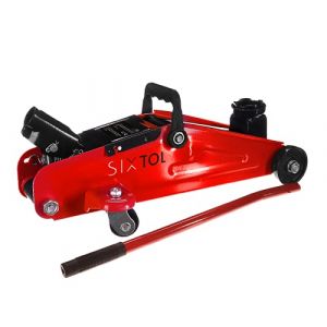 SIXTOL SX Jack Cric hydraulique Mobile Profil Bas | pour Changer Les Roues de Voiture | sur Roues (2T)
