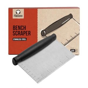 Lame de boulanger multi-usage inoxydable (15 cm), coupe-pâte pizza, coupeur de pâte de boulanger