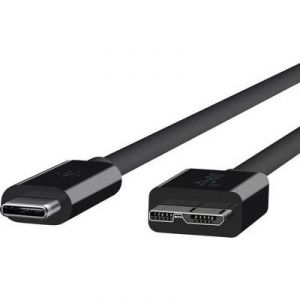 Belkin F2CU031bt1M-BLK - Câble USB 3.1 et USB C vers Micro B