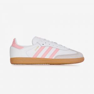 Adidas Samba Og Blanc/rose - Enfant -