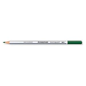 Staedtler 125-0 Karat Aquarell Lot de 6 crayons de couleur aquarellables Green Earth - 125-55