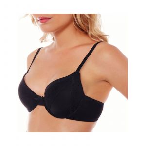 Pomm'Poire Evasion - Soutien-gorge push-up &agrave; armatures - noir