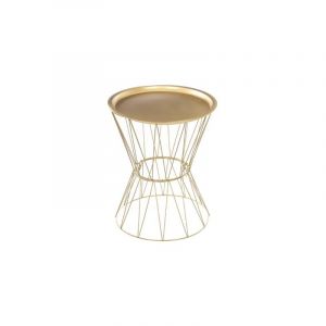 Image de Table d'Ap Design "Kate" 52cm Or Prix