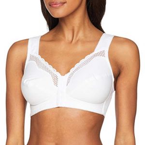Bestform Posture Control, Soutien-Gorge Femme, Opaque, Blanc/Blanc - 115C