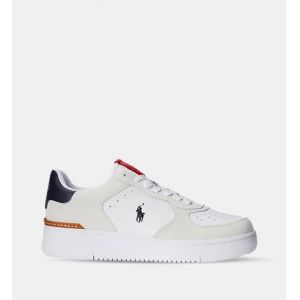 Ralph Lauren Baskets basses Masters CRT signature Blanc Polo - Couleur Blanc - Taille 42