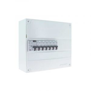 Siemens Tableau électrique prééquipé 1 rangée 1ID 63A 6 disjoncteurs SIE626126