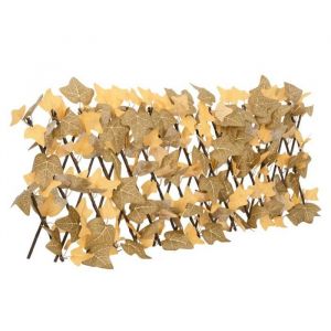 VidaXL Treillis de feuille d'érable artificiel extensible 180x30 cm