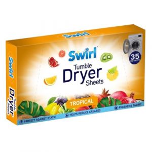 Swirl Tumble Dryer Sheets Tropical 35 Pack