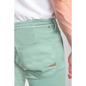 Le Temps des Cerises Pantalon chino JOGG vert d'eau
