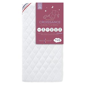 P'tit lit Matelas bébé déhoussable mousse mémoire CROISSANCE 70x140