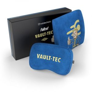 Noblechairs Fallout Vault-Tec Edition Ensemble d'oreillers en mousse à mémoire de forme pour chaises