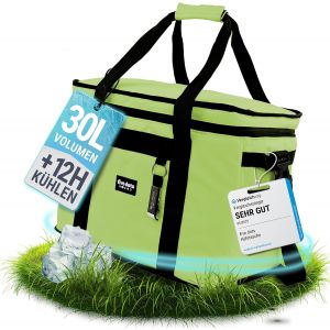 Sac Isotherme Repas - Glaciere Souple Isotherme 12 heures Refroidissement | Sac Lunch Box, Lunch Bag Isotherme Pliable, Étanche & Facile à Nettoyer | Sac Repas Isotherme Idéal pour Voiture & Camping