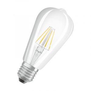 Image de Osram Ampoule led à filament décoratif Edison E27, 730Lm = 60W, blanc neutre