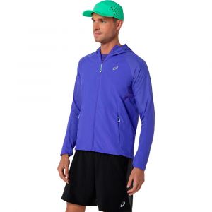 Asics Road Packable Jacket Veste running Hommes-bleu, vert, Taille S