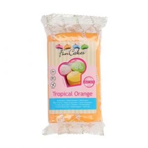 FunCakes 250 grs pâte à sucre - orange clair