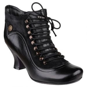 Image de Hush Puppies Bottines &agrave; lacets VIVIANNA - Femme (37 FR) (Noir) - UTFS4111