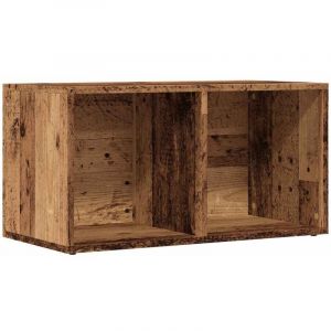 VidaXL Boîtes de rangement lp vieux bois 69,5x34x36 cm bois ingénierie