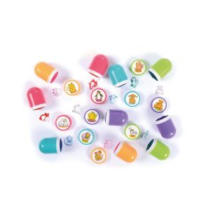 Eduplay Tampons animaux, set de 10, Diam. 2,9 x 4,5 cm