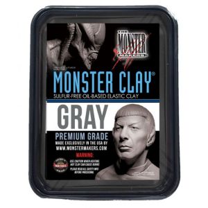 P&acirc;te &agrave; modeler Monster Clay Gray 2,05 kg Souple gris - The Monster Makers