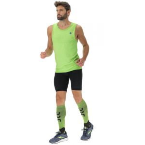 UYN Exceleration Running Sleeveless Shirt Men, jaune S T-shirts course à pied