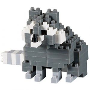 Brixies 410131 - Raton Laveur 3D-Motif