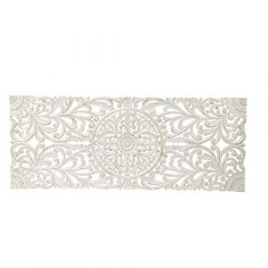 Tête de lit DKD Home Decor Blanc Doré Bois Bois MDF 151 x 2 x 60 cm