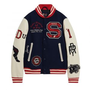 Superdry Blouson à écusson College Varsity