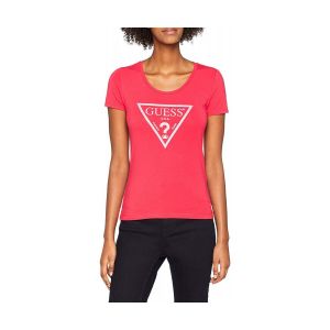 Guess Polo T-Shirt Femme W83I17 Rouge