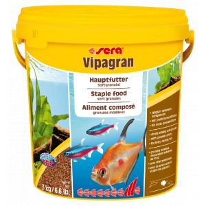 Sera Vipagran Slowly Sinking Soft Granules, 3 kg