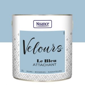 Image de Nuance Peinture velours bleu attachant 2L