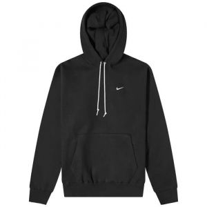 Image de Nike DX1355-010 Solo Swoosh Sweatshirt Homme Black/White Taille XL