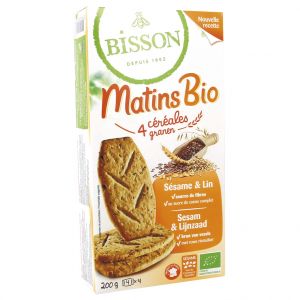 Bisson Matin bio Sésame et Lin - 200g