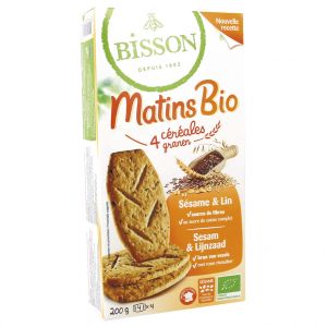 Bisson Matin bio Sésame et Lin - 200g