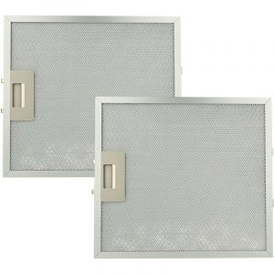 Vhbw 2x Filtre anti-graisse compatible avec Whirlpool AKS 435 GY 857943515000 hotte de cuisine - 30,7 x 27,8 x 0,85 cm, métal
